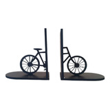 Porta Livro Aparador Cd Dvd Bicicleta Bike Lover Preto Mdf