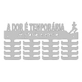 Porta Medalhas Branco Dor Temporaria Masculino Preto Mdf Pe