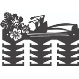 Porta Medalhas Canoa Havaiana Ilustrações