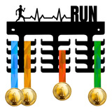 Porta Medalhas Corrida Cardio Suporte Parede Medalha Full
