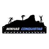 Porta Medalhas Corrida Montanha Masc Para Até 50 Medalhas