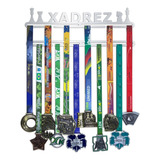 Porta Medalhas De Xadrez Em Inox