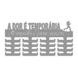 Porta Medalhas Dor Temporaria Feminino Feminina Preto Mdf P