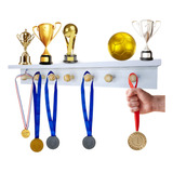 Porta Medalhas E Troféus Prateleira Organizador Decorativo