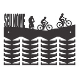 Porta Medalhas Mountain Bike Feminino Personalizado