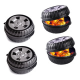 Porta Mix Roda Kit Com 5 Potes De Doce E Lanches Para Festa