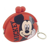 Porta Moeda Mickey Carteira Chaveiro Original