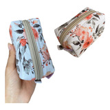 Porta Moedas Pequeno Floral