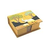 Porta Notas De Estrume De Elefante Amarelo 100 Folhas De Papel Reciclado Colorido Suporte De Bloco De Notas Cubo 15 Cm X 10 Cm Porta Notas De Elefante Genuíno Presentes De Comércio Justo E