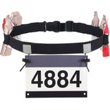 Porta Número Cinto Maratona Triathlon Ciclismo Gel Carbo