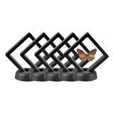 Porta Objetos Vitrine Flutuante 3d Caixa Joia Medalha Anel