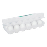 Porta-ovos De Plástico San Remo Para 12 Cores Transparentes