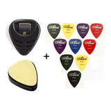 Porta Palhetas 10 Palhetas Alice 0 71mm Violão guitarra