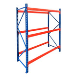 Porta Pallet Azul Laranja 200x180x80 Paletes Palet 500kg