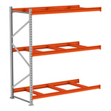 Porta Pallet Cinza Laranja 200x180x80 Paletes Palet 1500kg Cor Cinza Com Laranja