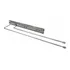 Porta Pano Telesc Duplo 80x35x435 Cromado   8620   Jomer
