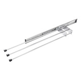 Porta Pano Toalhas Telescopico Deslizante 48cm Cromado Hardt