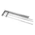 Porta Pano Triplo Deslizante Inox Fosco 7613 Jomer Cor Polido Fosco