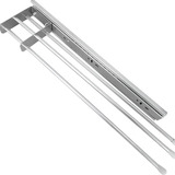 Porta Pano Triplo Deslizante Inox Fosco 7613 Jomer