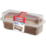 Porta Pão De Forma Com Tampa Pote Vasilha Recipiente Pães