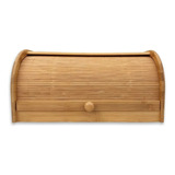 Porta Pão Em Bambu Com Tampa Basculante Ecokitchen Bm20354