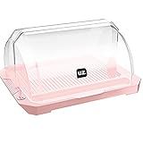 Porta Pão Premium Com Tampa Rosa