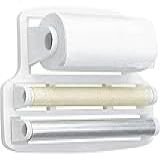PORTA PAPEL TOALHA 3 SUPORTES ROLO PVC TRIPLO