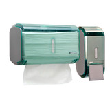 Porta Papel Toalha E Saboneteira Liquido Dispenser Verde