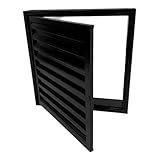 Porta Para Alçapão De Alumínio 80x60cm Preto