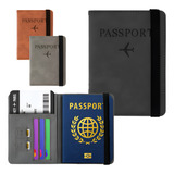 Porta Passaporte Carteira Documentos Cartão Chip Viagem