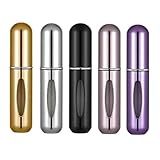 Porta Perfume Recarregável- Frasco Mini Portátil- Kit 4 Frascos De Perfume- Compacto- Para Viagem- Bolso- Bolsa- Necessaire -4-