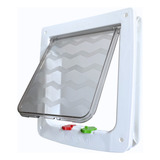 Porta Portinha Gato Cachorro G 27 5cm X 24 5 Cm Cor Branco
