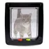 Porta Portinha Gato Cachorro G 27 5cm X 24 5 Cm Cor Preto