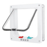 Porta Portinha Passagem Pet Gato Cães Tam Gg 23 25 Cm Cor Branco