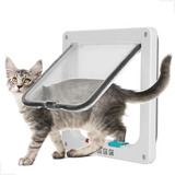Porta Portinha Passagem Pet Gatos Cães Branco 25 X 23 5cm