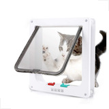 Porta Portinha Passagem Pet Gatos Cães Branco 25 X 23 5cm
