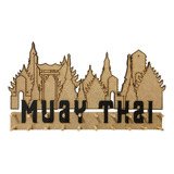 Porta Prajied De Muay Thai Mdf De Parede 1315