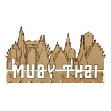Porta Prajied De Muay Thai Mdf
