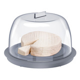 Porta Queijo Mini Queijeira De Acrílico C Tampa Pote Queijo