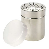 Porta Queijo Ralado Oregano Aço Inox Com Tampa Queijeira