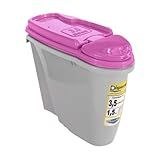 Porta Ração Dispenser Home Plast Pet 3 5L Rosa