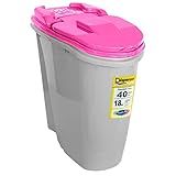 Porta Ração Dispenser Home Rosa Plast Pet 40l