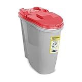 Porta Ração Dispenser Home Vermelho Plast Pet 40l