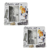 Porta Retrato 2 Uni 10x15 Decoraçao Paris Vintage Lembrança