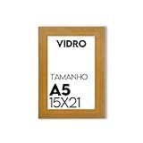 Porta Retrato Decorativo Para Foto 15X21cm C Vidro Moldura Clássica E Moderna Porta Retrato De Parede E Mesa Porta Retrato Vertical E Horizontal Porta Retrato Para Sala Quarto E Escritório Natural