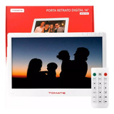 Porta Retrato Digital Som Video Controle Remoto 14 Usb Card