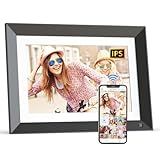 Porta Retrato Inteligente 10 1 Polegadas WiFi Digital Photo Frames Álbum De Fotos Digital Com Tela Sensível Ao Toque IPS 16 GB Compartilhe Vídeos Fotográficos Via Aplicativo E Mail Armazenamento