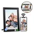 Porta Retratos Fotos Videos Digital Inteligente Wifi Tela Lcd Touch Screen 10,1 Polegadas Ios Android 16gb Memoria Sd Cheerylux Cyl-p1 Preto