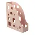 Porta Revista Organizador De Objetos Multifuncional Dello Cor Rosa