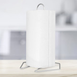 Porta Rolo Papel Toalha Suporte De Mesa Cromado